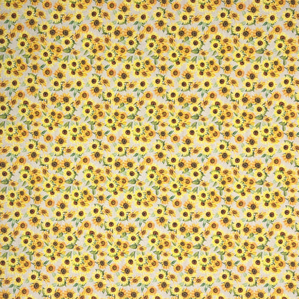textile Tischdecke Sonnenblumen