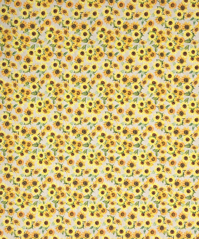 textile Tischdecke Sonnenblumen