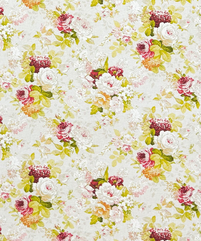Baumwoll Tischdecke Rosen