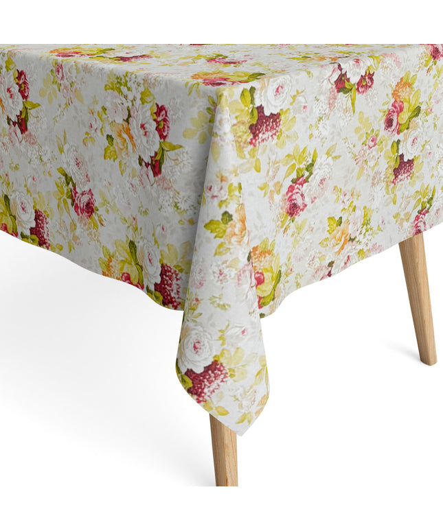 Baumwoll Tischdecke Rosen