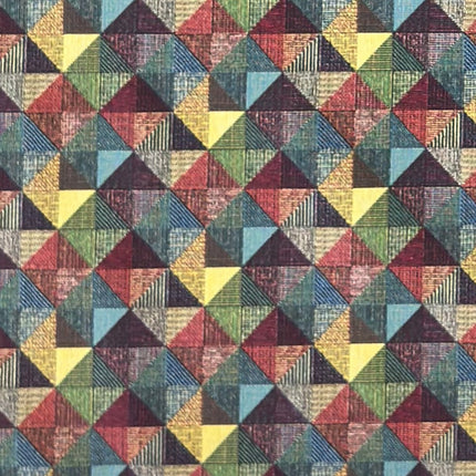 Jacquard Tischdecke geometrische Formen