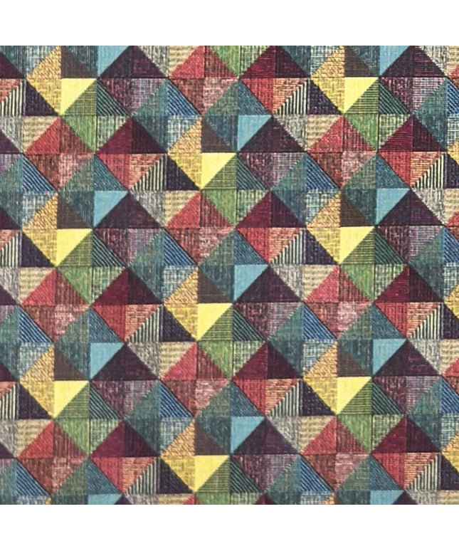 Jacquard Tischdecke geometrische Formen