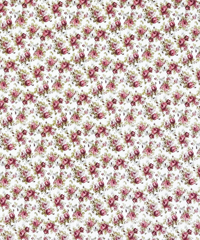 Baumwoll Tischdecke rote Rosen