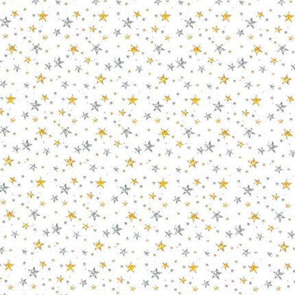 Jacquard Tischdecke beschichtete Baumwolle Weihnachten STELES 60472 Sterne eckig rund oval
