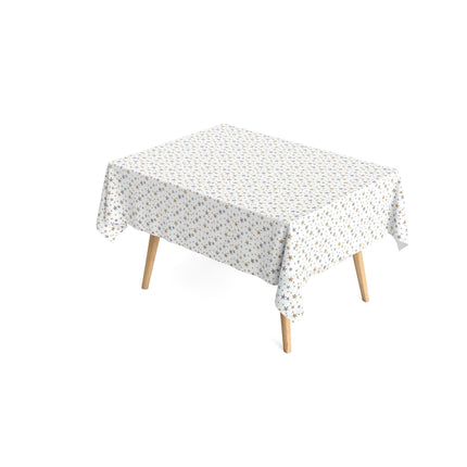 Jacquard Tischdecke beschichtete Baumwolle Weihnachten STELES 60472 Sterne eckig rund oval