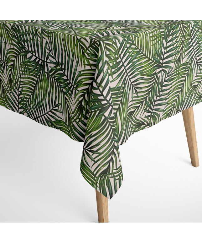 jacquard tischdecke palmen