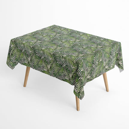 jacquard tischdecke palmen