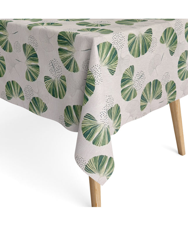 Baumwoll Tischdecke Ginkgo