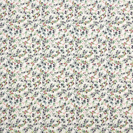 textile Tischdecke Oliven