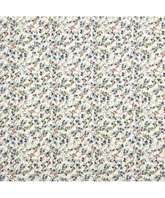 textile Tischdecke Oliven