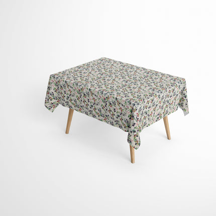 textile Tischdecke Oliven