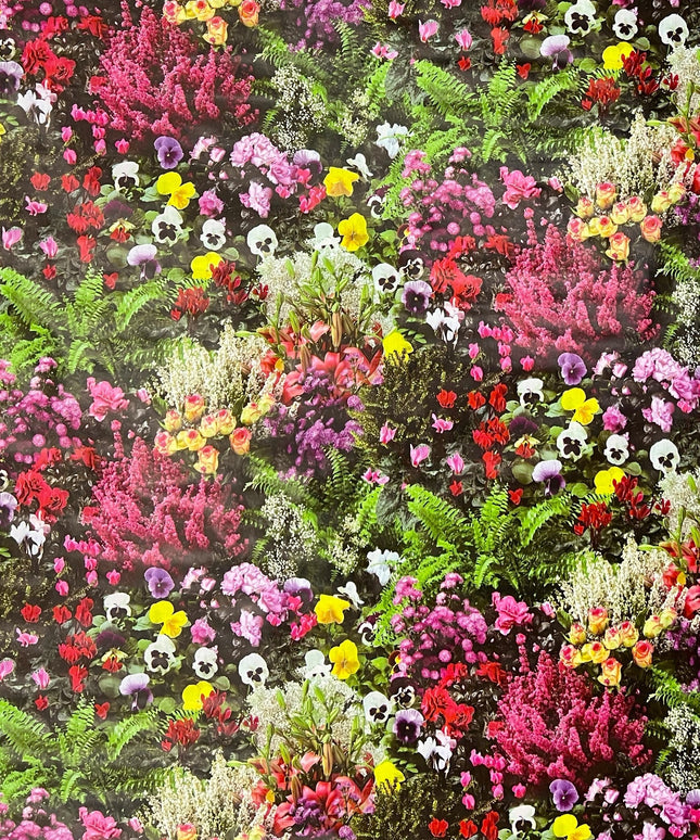 Wachstuchrolle Meterware Rollenware W270 Blumenwiese Sommer Blumen