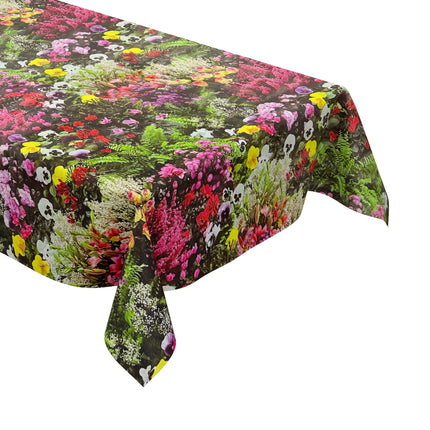 KEVKUS Wachstuch Tischdecke W270 Blumenwiese Stiefmütterchen eckig rund oval