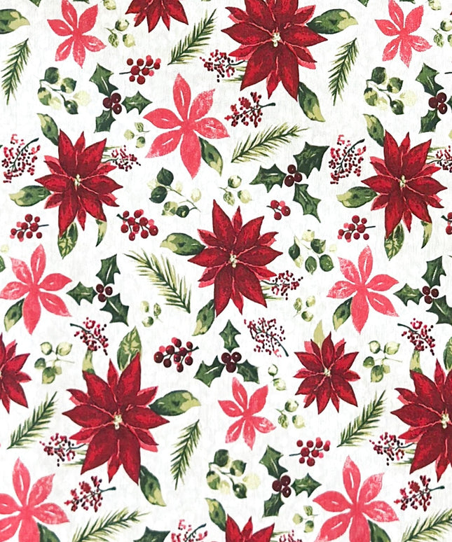 Tischdecke beschichtete Baumwolle X-Mas Weihnachten