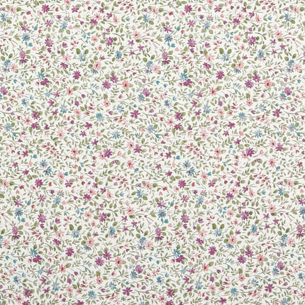 Jacquard Tischdecke aus beschichteter Baumwolle mit Fleckenschutz YILDA3 Blumenwiese eckig rund oval
