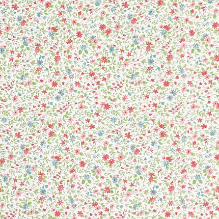 Jacquard Tischdecke aus beschichteter Baumwolle mit Fleckenschutz YILDA4 Blumenwiese eckig rund oval