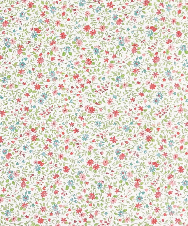 Jacquard Tischdecke aus beschichteter Baumwolle mit Fleckenschutz YILDA4 Blumenwiese eckig rund oval