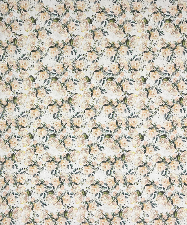 textile Tischdecke Rosenmotiv