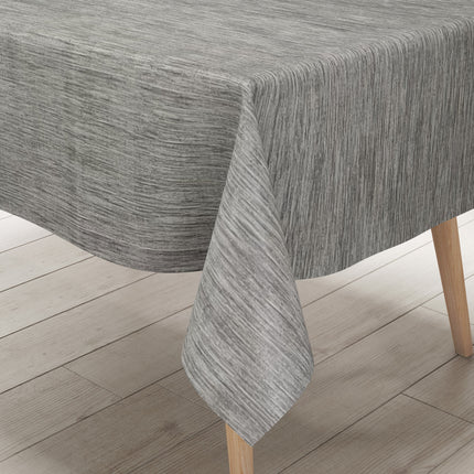 Wachstuch Tischdecke geprägt P733-9 Leinenstruktur grau eckig rund oval