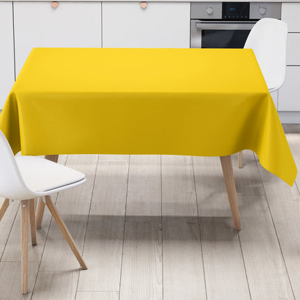 Wachstuch Tischdecke gelb einfarbig unifarben uni109 eckig rund oval