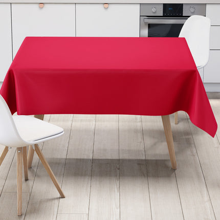 Wachstuch Tischdecke rot einfarbig unifarben uni186 eckig rund oval