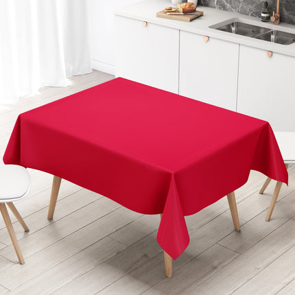 abwaschbare Wachstuch Tischdecke uni  rot einfarbig Rollenware Meterware