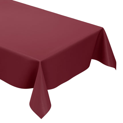 Wachstuch Tischdecke bordeaux weinrot einfarbig unifarben uni209 eckig rund oval