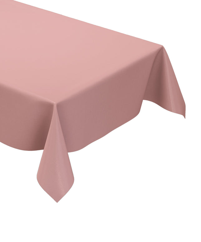 Wachstuch Tischdecke rosa einfarbig unifarben uni210 eckig rund oval