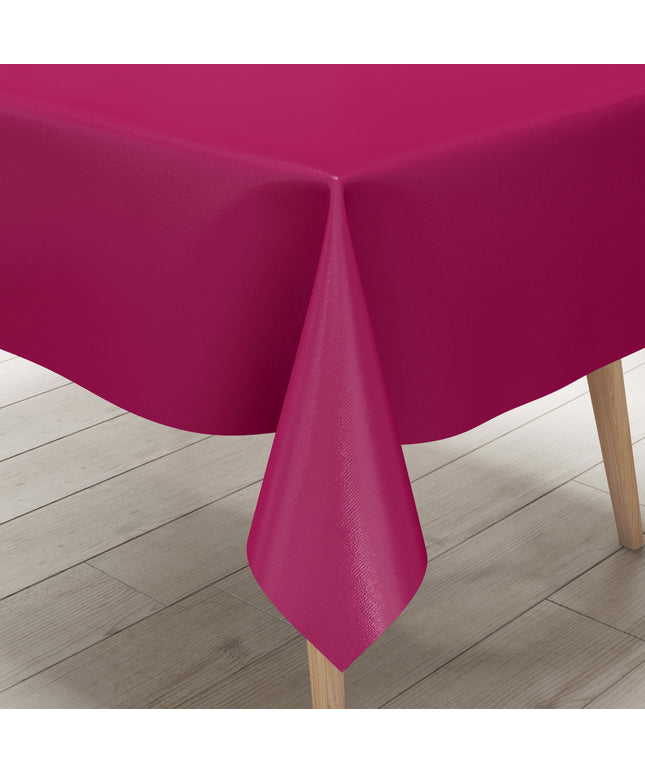 Wachstuch Tischdecke uni pink