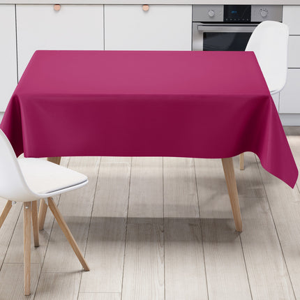 Wachstuch Tischdecke uni pink