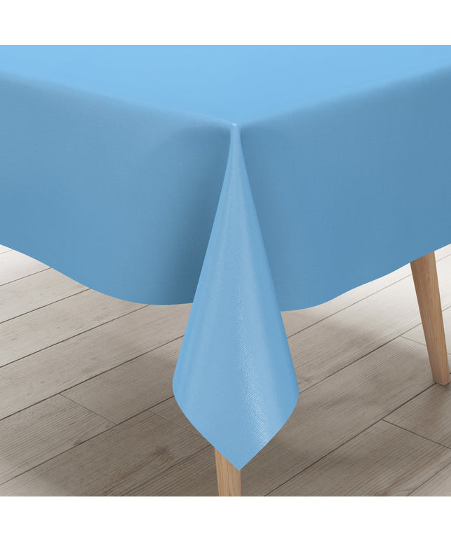 Wachstuch Tischdecke uni einfarbig hellblau