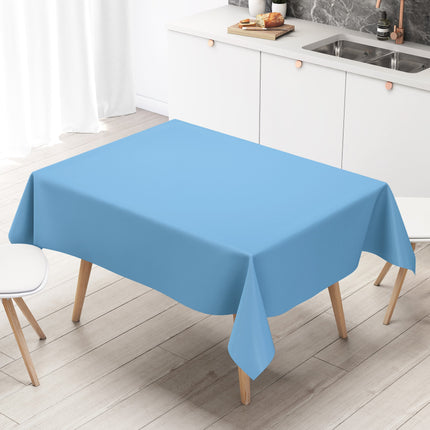 Wachstuch Tischdecke hellblau einfarbig unifarben uni291 eckig rund oval