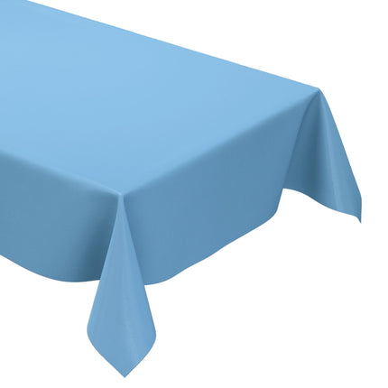 Wachstuch Tischdecke hellblau einfarbig unifarben uni291 eckig rund oval