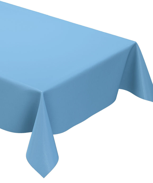 Wachstuch Tischdecke hellblau einfarbig unifarben uni291 eckig rund oval