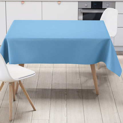 Wachstuch Tischdecke hellblau einfarbig unifarben uni291 eckig rund oval