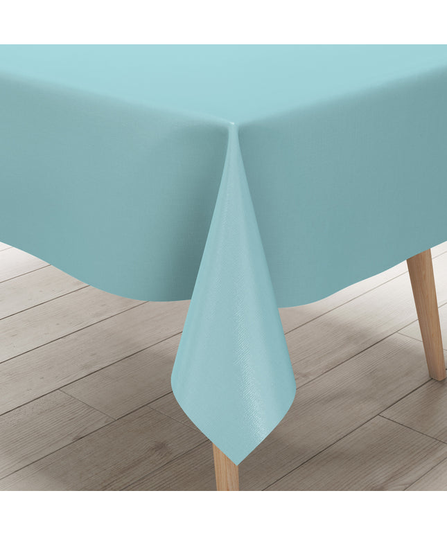 Wachstuch Tischdecke ni hellblau einfarbig pastellblau