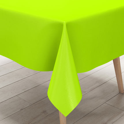 Wachstuch Tischdecke uni 36 einfarbig unifarben lemon lime eckig rund oval
