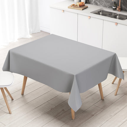 Wachstuch Tischdecke grau einfarbig unifarben uni422 eckig rund oval