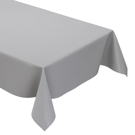 Wachstuch Tischdecke grau einfarbig unifarben uni422 eckig rund oval