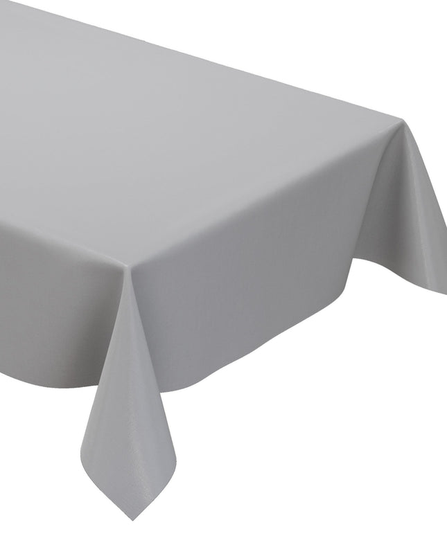 Wachstuch Tischdecke uni 422 einfarbig unifarben grau eckig rund oval