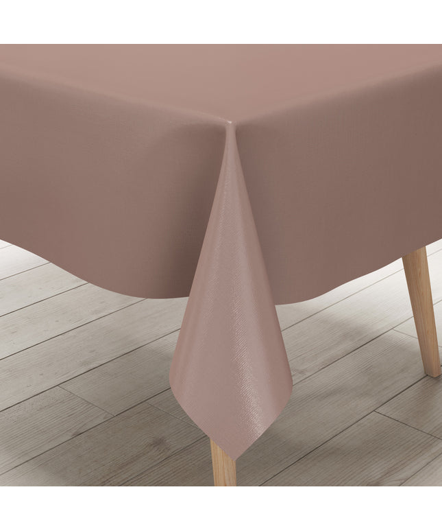 Wachstuch Tischdecke uni 4725 einfarbig hellbraun eckig rund oval
