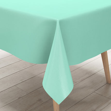 Wachstuch Tischdecke uni 6027 einfarbig unifarben mintgrün eckig rund oval