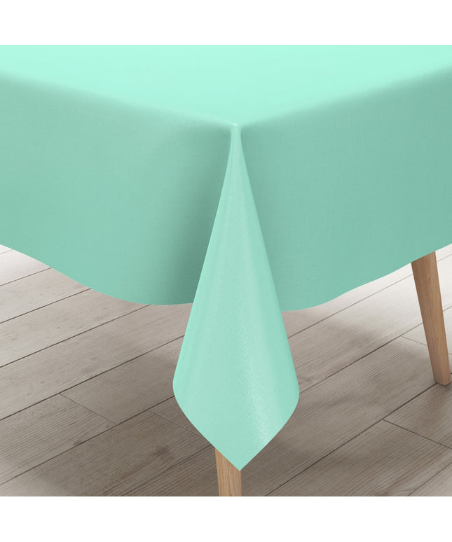 Wachstuch Tischdecke uni 6027 einfarbig unifarben mintgrün eckig rund oval