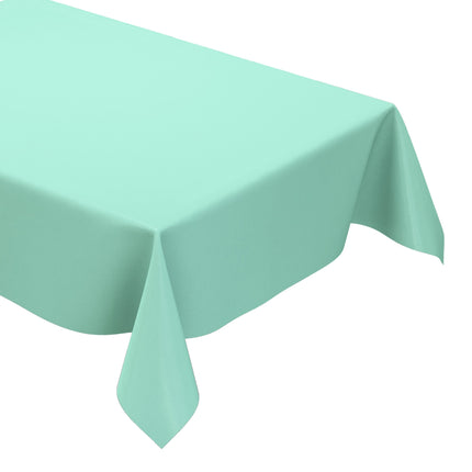 abwaschbare Wachstuch Tischdecke uni  minze mintgrün  einfarbig Rollenware Meterware