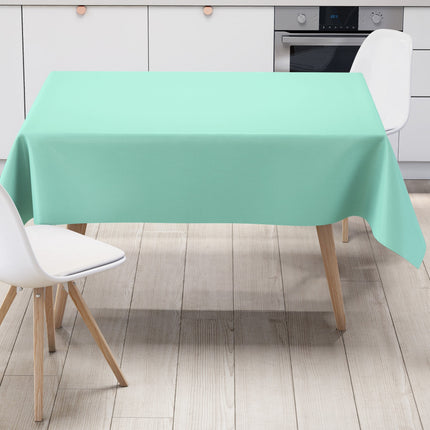 Wachstuch Tischdecke uni 6027 einfarbig unifarben mintgrün eckig rund oval