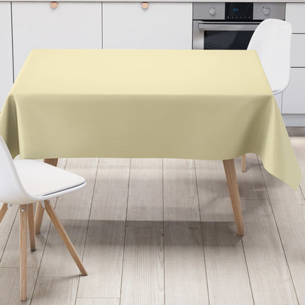 Wachstuch Tischdecke beige einfarbig unifarben uni7 eckig rund oval