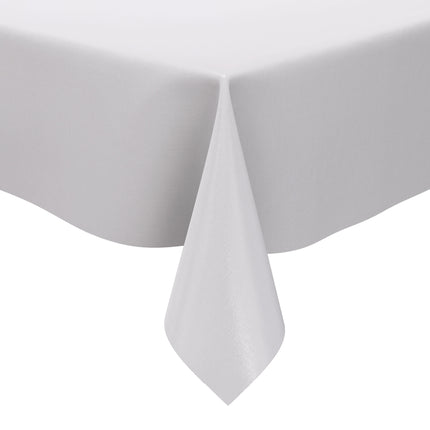 Wachstuch Tischdecke uni 0 weiß weiss einfarbig unifarben eckig rund oval