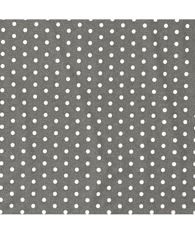 Jacquard Tischdecke aus beschichteter Baumwolle Fleckenschutz VAN GOGH OSCURO anthrazit Punkte eckig rund oval